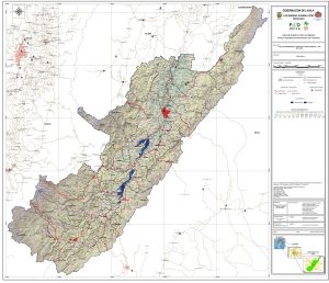 Mapa del departamento del Huila. Mapa del departamento del Huila.