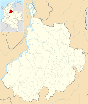 Mapa mudo del departamento de Santander