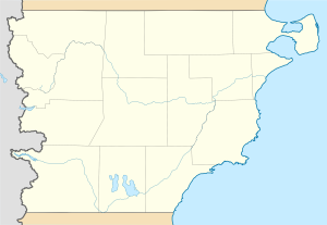 Mapa mudo de la provincia del Chubut