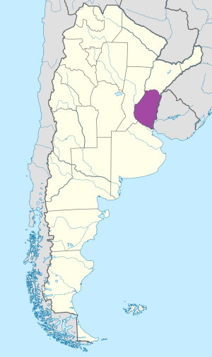 ¿Dónde se encuentra la provincia de Entre Ríos?