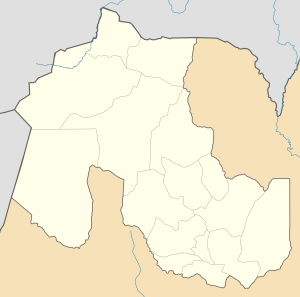 Mapa mudo de la provincia de Jujuy