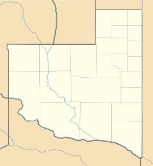 Mapa mudo de la provincia de La Pampa