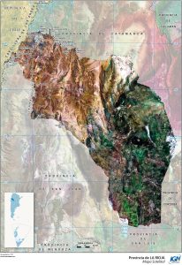 Mapa satelital de la provincia de La Rioja. Mapa satelital de la provincia de La Rioja.