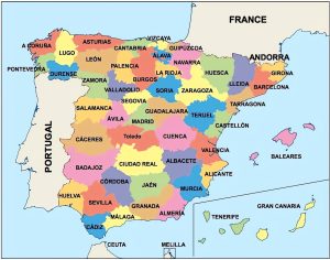 ¿Cuales son las provincias de España?