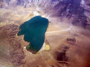 Vista aérea de la laguna del Diamante