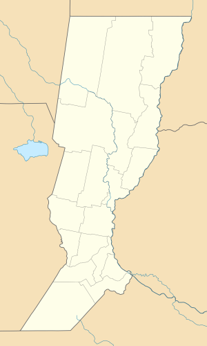 Mapa mudo de la provincia de Santa Fe