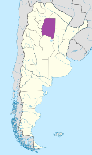 ¿Dónde se encuentra la provincia de Santiago del Estero?