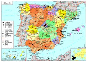 Mapa político de España