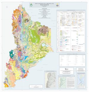 Mapa geológico de la provincia del Neuquén