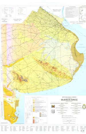 Mapa geológico de la provincia de Buenos Aires