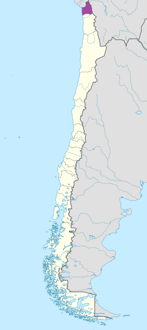 ¿Dónde se encuentra la región de Arica y Parinacota?