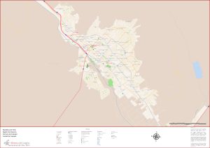 Plano de la ciudad de Copiapó