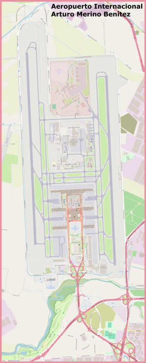 Plano del Aeropuerto Internacional Arturo Merino Benítez