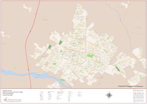 Plano de la ciudad de Rancagua (Chile)