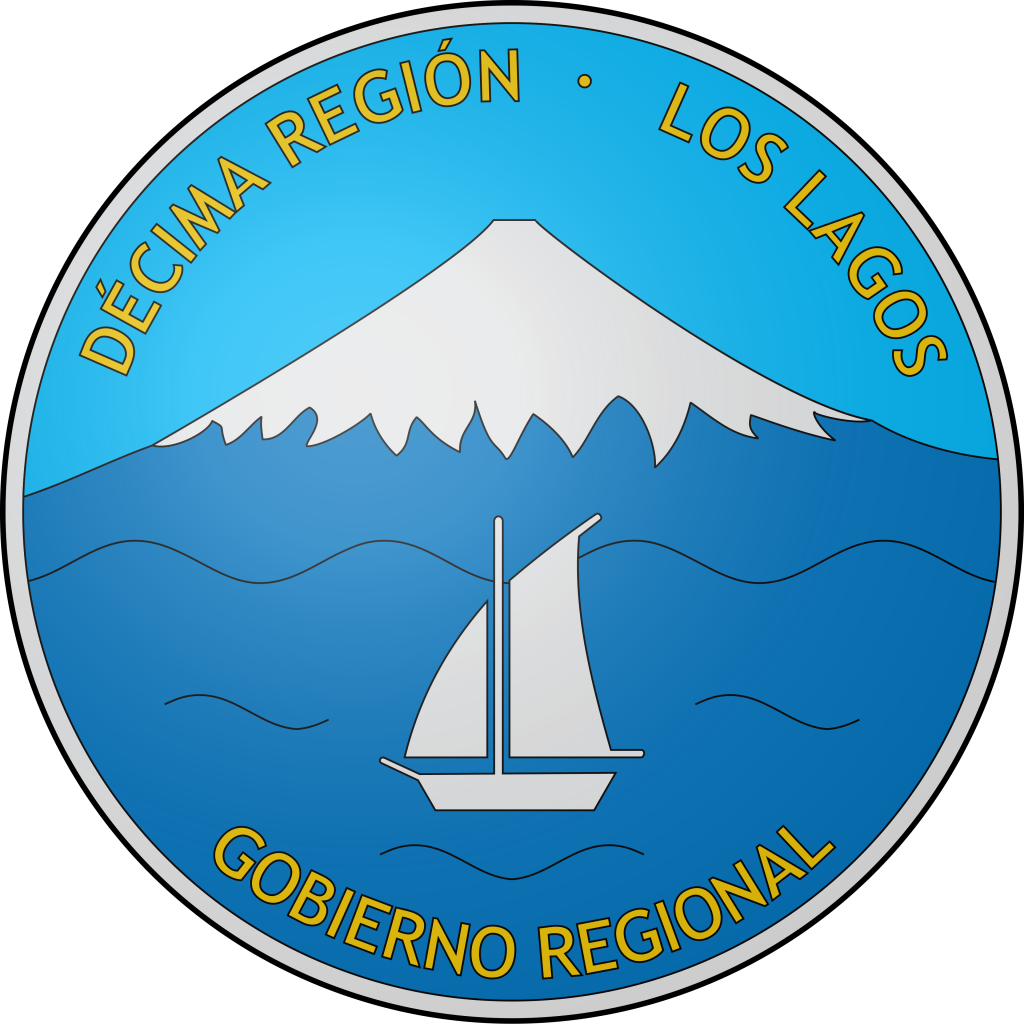 Escudo de la región de Los Lagos.