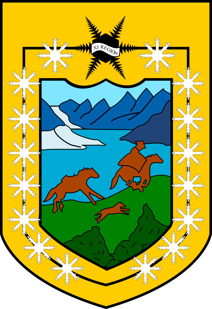 Escudo de la región de Aysén.
