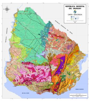 Mapa geológico de Uruguay