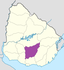 Mapa de ubicación del departamento de Florida.