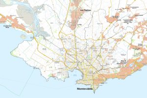 Mapa del departamento de Montevideo