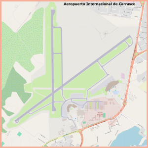 Plano del Aeropuerto Internacional de Carrasco