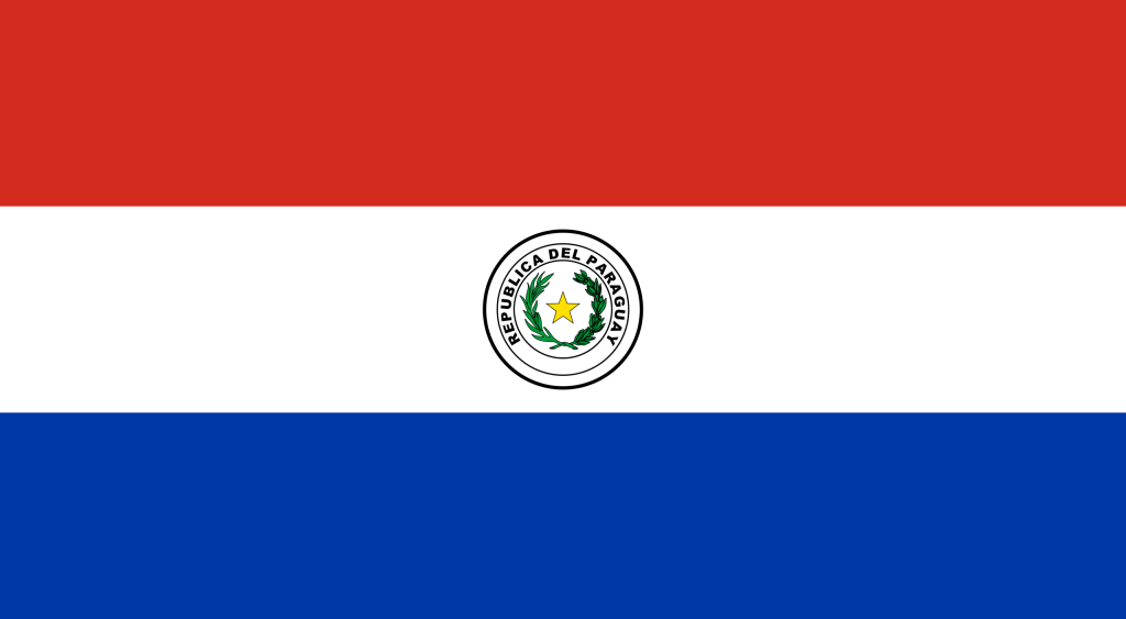 Bandera de Paraguay.
