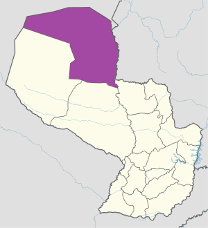 ¿Dónde se encuentra el departamento de Alto Paraguay?