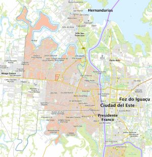 Plano de Ciudad del Este