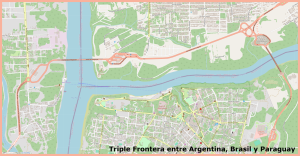 Triple frontera entre Argentina, Brasil y Paraguay