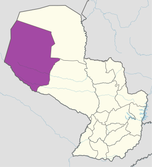 ¿Dónde se encuentra el departamento de Boquerón?