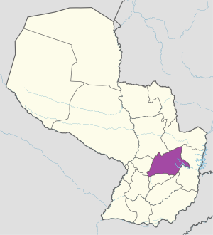 ¿Dónde se encuentra el departamento de Caaguazú?