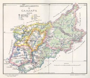 Departamento de Caazapá en 1920