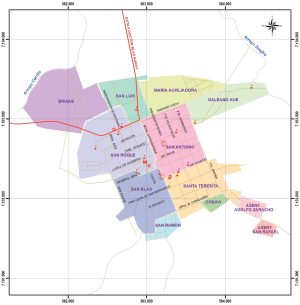 Plano de la ciudad de Caazapá
