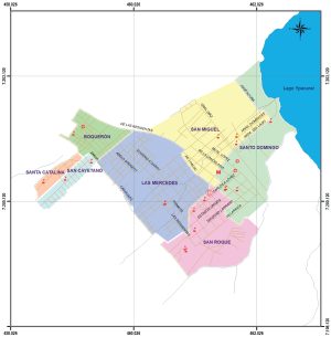 Plano de la ciudad de Areguá