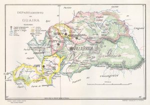 Departamento de Guairá en 1920