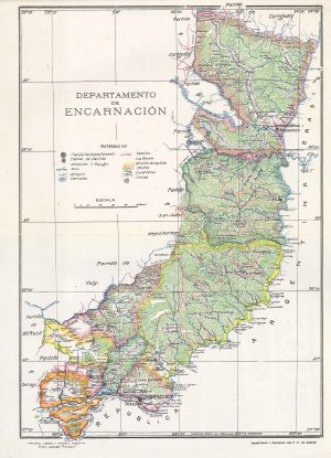 Departamento de Encarnación en 1920