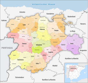 ¿Cuales son los partidos judiciales de Castilla y León?