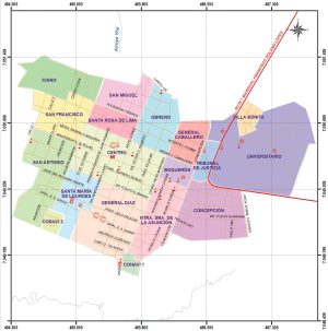Plano de la ciudad de San Juan Bautista