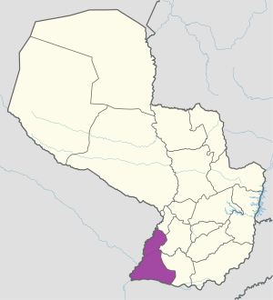 ¿Dónde se encuentra el departamento de Ñeembucú?