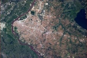 Gran Asunción desde el espacio.