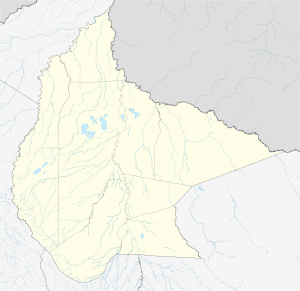 Mapa mudo del departamento del Beni