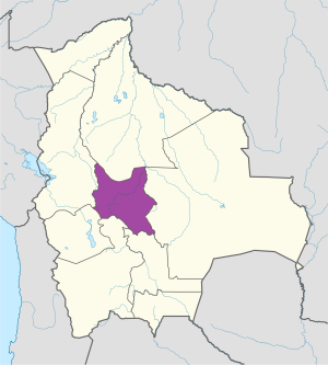 ¿Dónde se encuentra el departamento de Cochabamba?