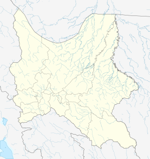 Mapa mudo del departamento de Cochabamba