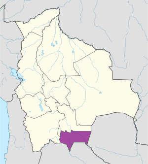 &iquest;D&oacute;nde se encuentra el departamento de Tarija?