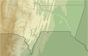 Mapa f&iacute;sico en blanco del departamento de Tarija.