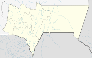 Mapa mudo del departamento de Tarija
