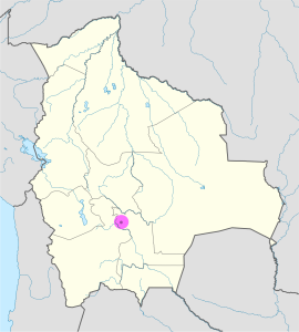 Mapa de ubicación de la ciudad de Suctre en Bolivia. Mapa de ubicación de la ciudad de Suctre en Bolivia.