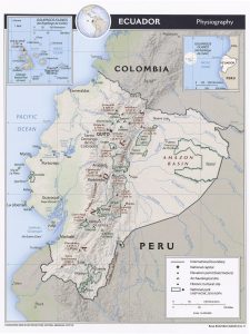 Fisiograf&iacute;a de Ecuador.
