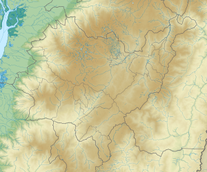Mapa físico en blanco de la provincia de Azuay. Mapa físico en blanco de la provincia de Azuay.