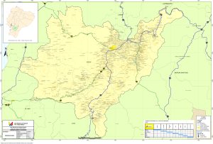 Mapa de carreteras de la provincia de Azuay