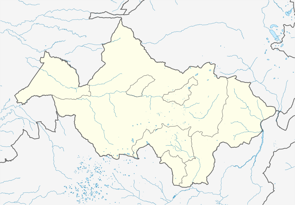 Mapa mudo de la provincia del Ca&ntilde;ar.